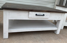 Load image into Gallery viewer, Pueblo Coffee Table Set, Coffee Table and 2 End Tables
